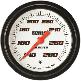 Classic Instruments Velocity White 2 5/8