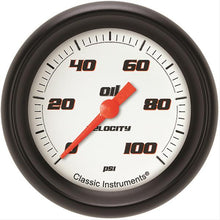 Load image into Gallery viewer, Velocity White Oil Press ure 2-5/8 Full Sweep - Classic Instruments VS381WBPF