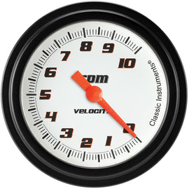 Classic Instruments Velocity White 2 5/8