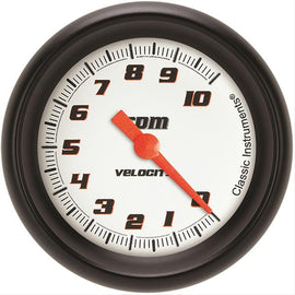 Classic Instruments Performance style bezel Matte Black, 10,000 RPM