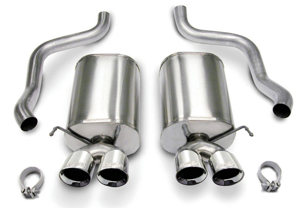 05-08 Corvette 6.0/6.2L Axle Back Exhaust System - Corsa Performance 14169
