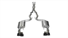 Load image into Gallery viewer, Corsa Performance 3.0in. Cat-Back Dual Rear Exit with Twin 4.0in. Black PVD Pro-Series Tips