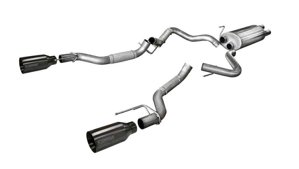 Exhaust Cat-Back r Exit with Single 5.0in - Corsa Performance 14397GNM