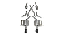 Load image into Gallery viewer, Exhaust Cat-Back -Back  Dual Rear Exit wi - Corsa Performance 14459BLK