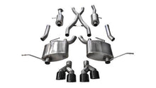 Load image into Gallery viewer, Corsa Performance 2.5in. Cat-Back Dual Rear Exit with Twin 4.0in. Black PVD Pro-Series Tips