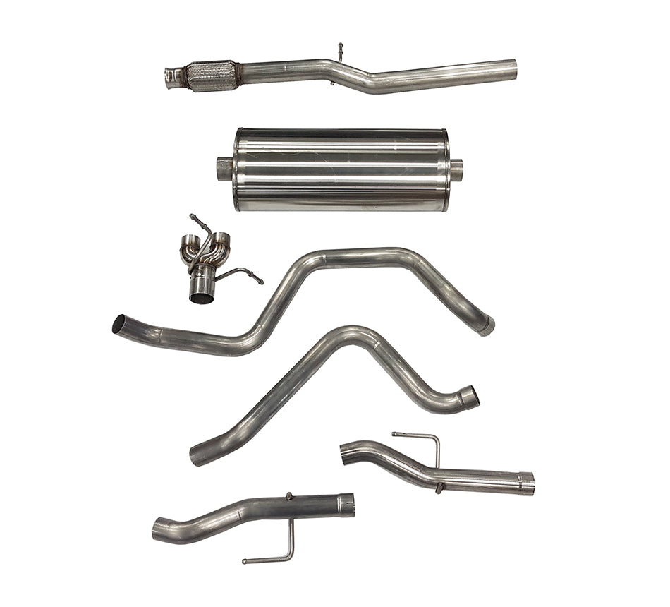 19-   GM P/U 1500 5.3L Cat Back Exhaust System - Corsa Performance 21028