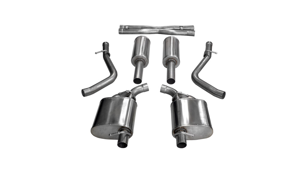 Cat Back Exhaust 2.5in Dual Rear Exit - Corsa Performance 21064