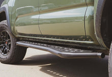 Load image into Gallery viewer, 05-21 Tacoma Step Edition Rock Sliders Kick Out Bed Liner Filler Plate Powder Coat Double Cab Short Bed Cali Raised LED