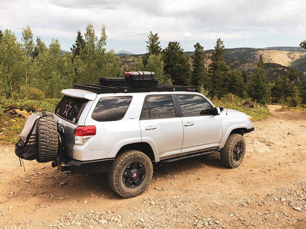 10-21 4Runner Premium Roof Rack No Light Bar No Switch Cut Outs Only Cali Raised LED