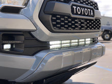 Load image into Gallery viewer, 16-21 Tacoma 32 Inch Lower Bumper Hidden LED Light Bar Kit 5D Optic 32 inch OSRAM LED Bar Combo Beam Bumper Light Bar Blue Backlight Small Cali Raised LED