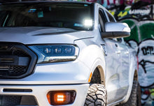 Load image into Gallery viewer, 2019-Present Ford Ranger Hidden Bumper Mounts 22 Inch Spot LED Bar with Wiring Harness and ACC Radar Relocation Bracket Cali Raised LED