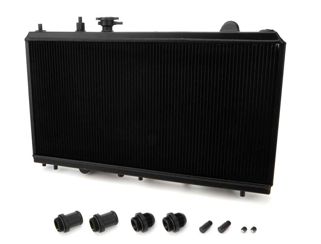 Radiator 92-00 Honda Civic w/ K-Swap Black - CSF Cooling - Racing & High Performance Division 2850KB