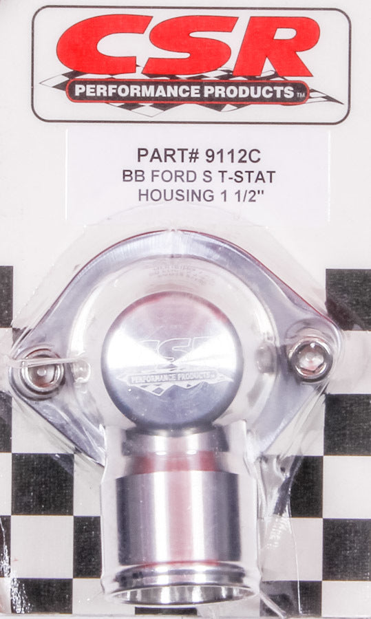 CSR Performance BBF Swivel Thermostat Housing - Clear