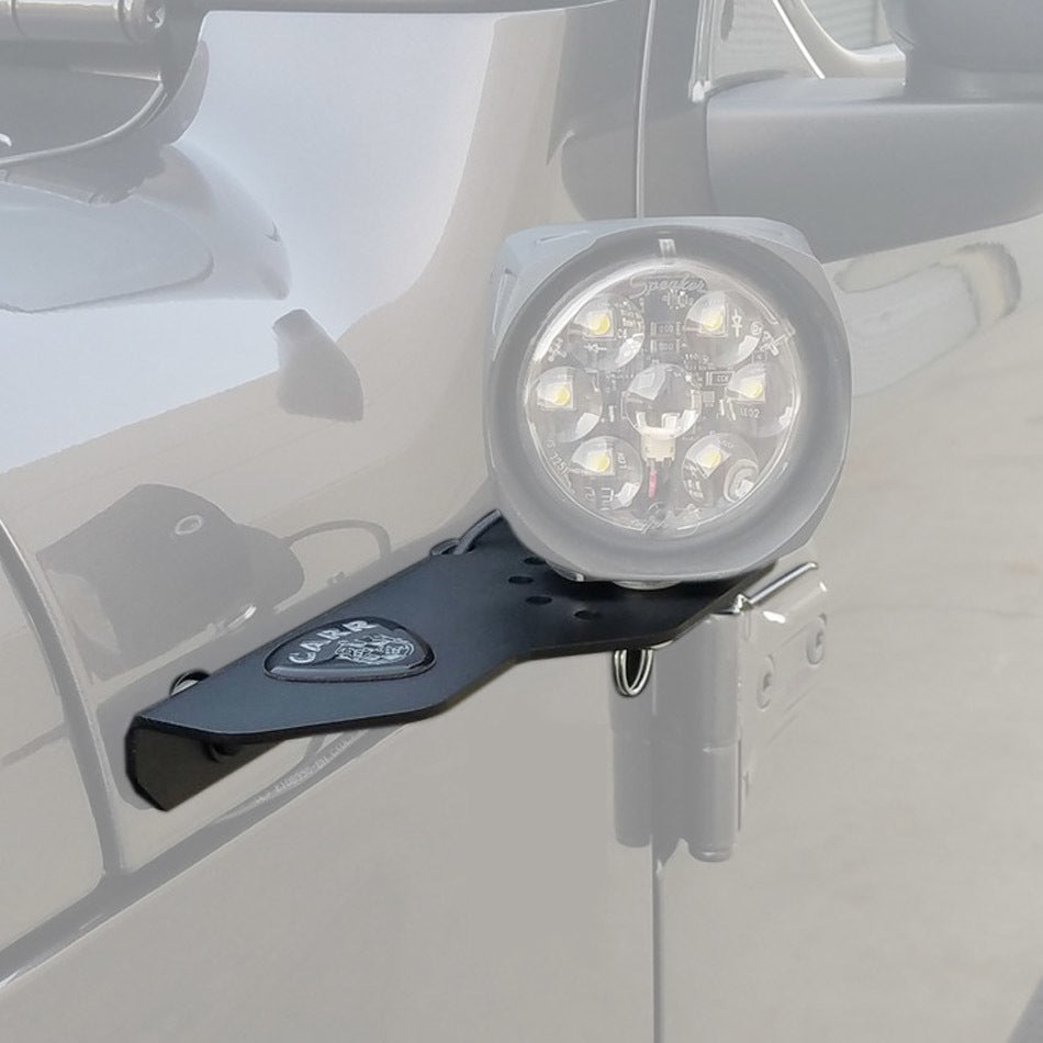 18-  Jeep JL 180 Degree Light Mount Black Pair - Carr 210291