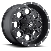 Load image into Gallery viewer, Aluminum Wheels 15X8 Revolver D525 5 On 120.7/5 On 127 Matte Black/Milled 78.1 Bore -18 Offset Fuel Off Road Wheels