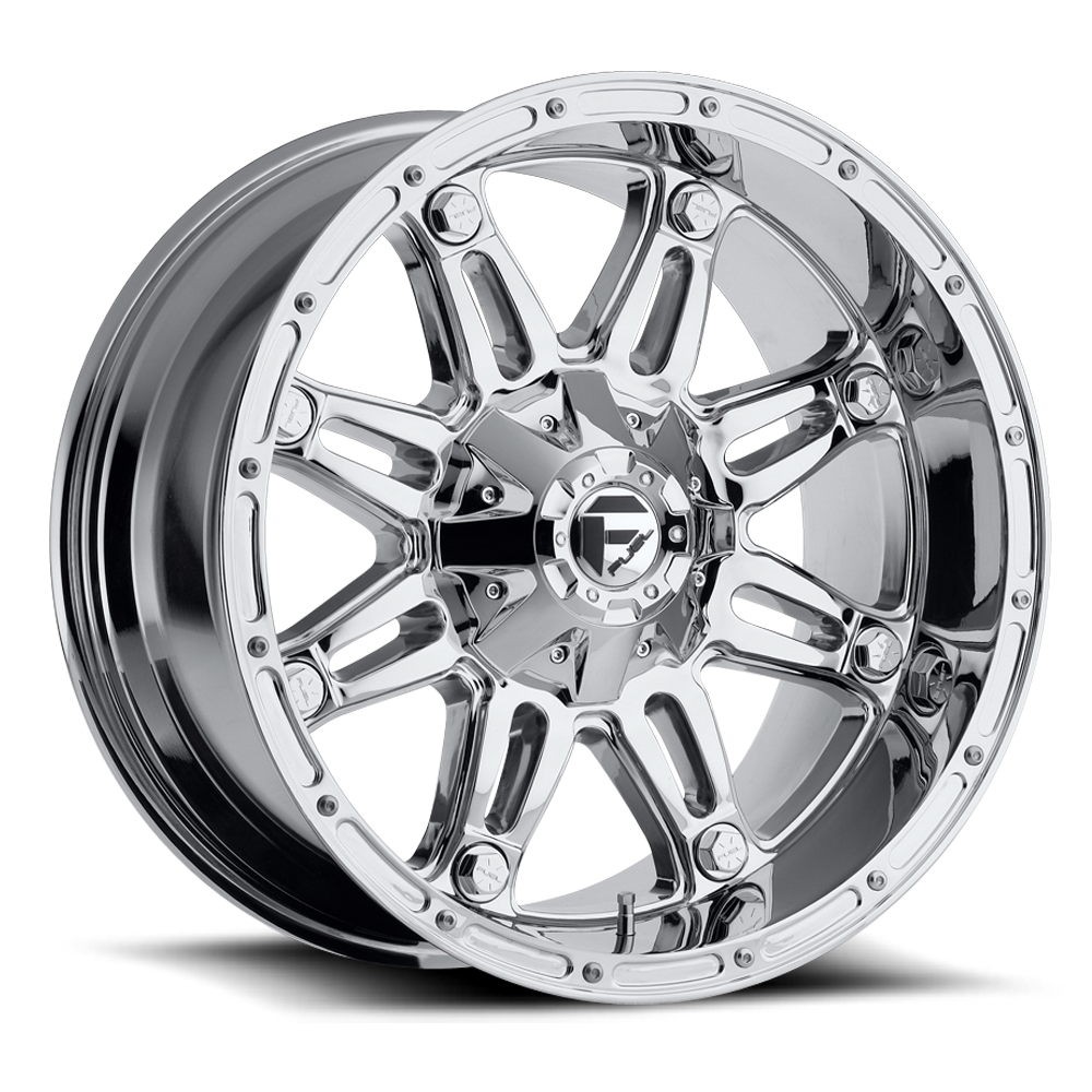 Aluminum Wheels 18X9 Hostage D530 5 On 139.7/5 On 150 Chrome 110.3 Bore 20 Offset Fuel Off Road Wheels