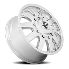 Load image into Gallery viewer, Dually Wheels 20X8.25 Maverick Dually D536 10 On 225 Chrome 170.1 Bore 105 Offset 7 Spoke Front Dually Fuel Off Road Wheels