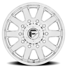 Load image into Gallery viewer, Dually Wheels 20X8.25 Maverick Dually D536 10 On 225 Chrome 170.1 Bore 105 Offset 7 Spoke Front Dually Fuel Off Road Wheels