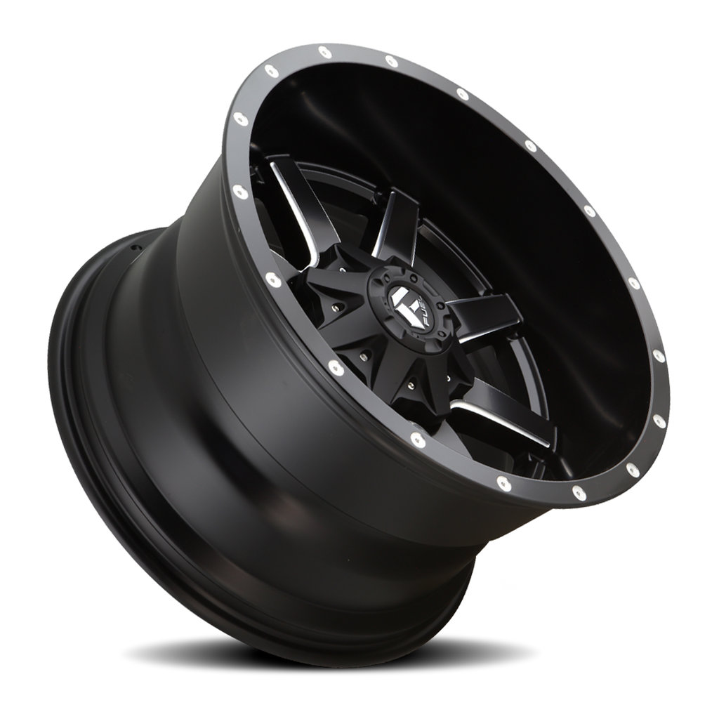 Aluminum Wheels 18X9 Maverick D538 6 On 135/6 On 139.7 Black Milled 106.4 Bore 1 Offset Fuel Off Road Wheels
