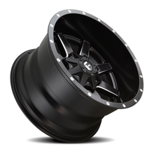 Load image into Gallery viewer, Aluminum Wheels 18X9 Maverick D538 6 On 135/6 On 139.7 Black Milled 106.4 Bore 1 Offset Fuel Off Road Wheels