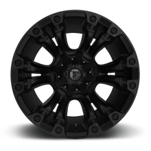 Load image into Gallery viewer, Aluminum Wheels 17X10 Vapor D560 6 On 135/6 On 139.7 Matte Black 106.4 Bore -18 Offset Fuel Off Road Wheels