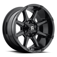 Load image into Gallery viewer, Aluminum Wheels 20X10 Coupler D575 5 On 114.3/5 On 127 Gloss Black 78.1 Bore -24 Offset 8 Spoke Fuel Off Road Wheels