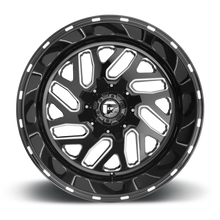 Load image into Gallery viewer, Aluminum Wheels 20X12 Triton D581 5 On 114.3/5 On 127 Gloss Black/Milled 78.1 Bore -43 Offset Mesh Spoke Fuel Off Road Wheels