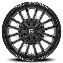 Load image into Gallery viewer, Aluminum Wheels 20X10 Arc D795 8 On 180 Gloss Black Milled 124.2 Bore -18 Offset Fuel Off Road Wheels