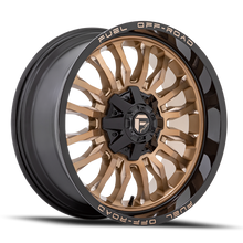 Load image into Gallery viewer, Aluminum Wheels 22X10 Arc D797 8 On 170 Platinum Bronze/Black Lip 125.1 Bore -18 Offset Fuel Off Road Wheels