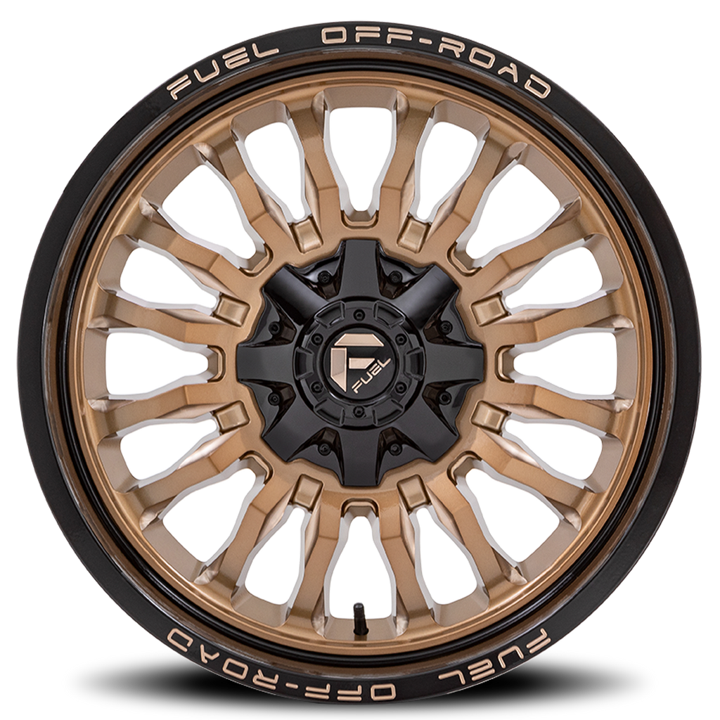 Aluminum Wheels 22X10 Arc D797 8 On 170 Platinum Bronze/Black Lip 125.1 Bore -18 Offset Fuel Off Road Wheels