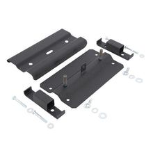 Load image into Gallery viewer, Axe And Shovel Mount w/Adapter Brackets For Roof Racks Accepts Padlock Black Smittybilt