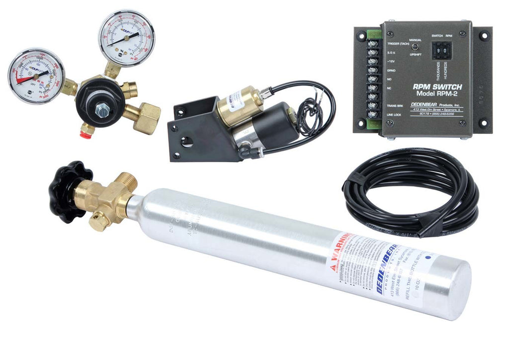 CO2 Shifter & Bottle Kit - 3spd. Reverse Pattern - Dedenbear AS1AB10K