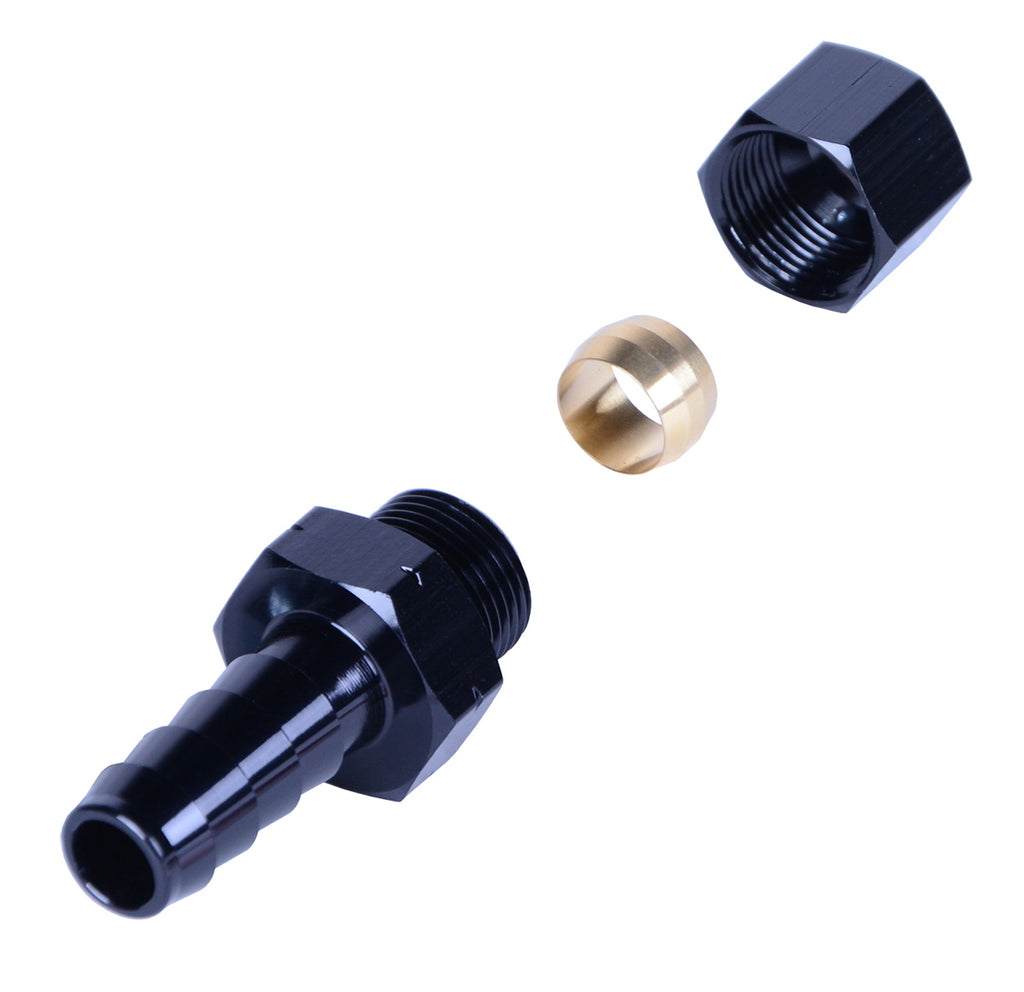 Fitting 1/2inTube to 1/2in Barb - Derale 13043