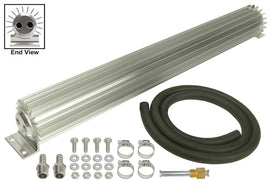 2 Pass Heat Sink Trans Cooler 24in Lg 1/4in NPT - Derale 13266