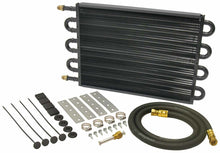 Load image into Gallery viewer, Derale 8 Pass 18" Series 7000 Copper/Aluminum Tube&amp;Fin Transmission Cooler Kit, -6AN