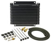 Load image into Gallery viewer, Derale 13 Row Series 9000 Plate &amp; Fin Transmission Cooler Kit, 1/2" NPT