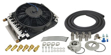 Load image into Gallery viewer, Derale 16 Pass Electra-Cool Remote Engine Oil Cooler Kit, -8AN Inlets