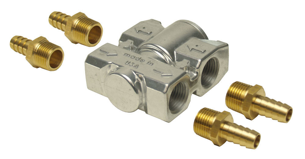 Derale Fluid Control Thermostat Kit, 1/2" NPT
