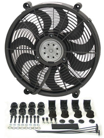 17in High Output RAD Fan Single - Derale 16217