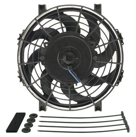 9in Tornado Electric Fan w/Standard  Mounting Kit - Derale 16619
