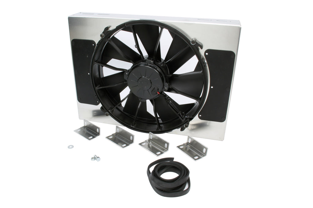 RAD Fan w/Alum Shroud Assembly - Derale 16814