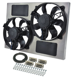 Dual RAD Fan w/Alum Shroud Assembly - Derale 16833