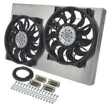 Load image into Gallery viewer, Dual RAD Fan w/Alum Shroud Assembly - Derale 16836