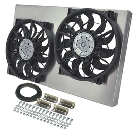 Dual RAD Fan w/Alum Shroud Assembly - Derale 16836