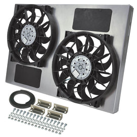Dual RAD Fan w/Alum Shroud Assembly - Derale 16837