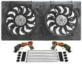 12in Dual High Output RAD Fans Puller - Derale 16934