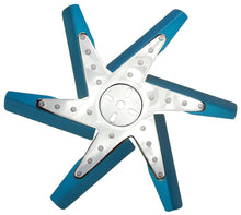 Load image into Gallery viewer, 17in Blue Anodized Fan - Derale 19517