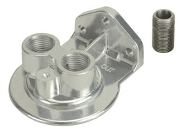 Ports-Up Filter Mount 1/2in NPT - Derale 25728