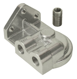 Single Left-Port Filter Mount 3/8in NPT - Derale 25750
