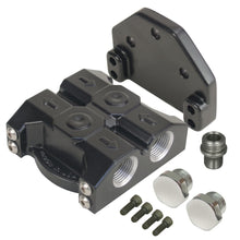 Load image into Gallery viewer, Single Mount Oil Filter Mount Side Ports - Derale 35709